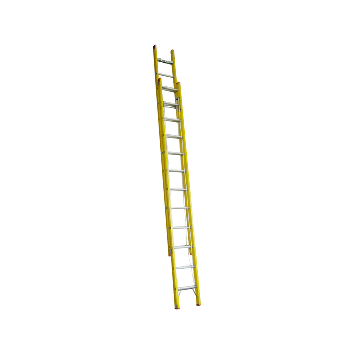 Indalex 4.0 - 6.7m 135kg Industrial Fibreglass Tradesman Extension Ladder