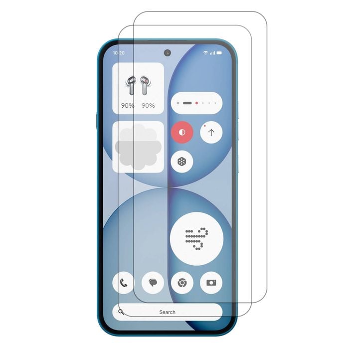 2 Pack Mezon Nothing Phone (4a) Clear Tempered Glass Screen Protectors