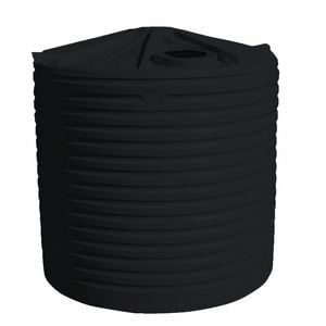 Clark Tanks 9092L Round Poly Water Tank - Charcoal