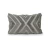Yarra Textiles Tufted  Lumbar Cushion with Insert| Boho Sage Green colour | 38 cm x 63 cm