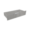 Lugna Mist External Drawer - To Suit 900 x 580mm Cabinet Shell