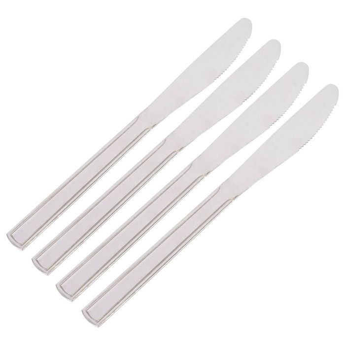 Stainless Steel Dinner Knives - Pack of 4