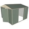 Build-a-Shed 3.0 x 3.0 x 2.3m Gable Double Sliding Side Door Shed - Green