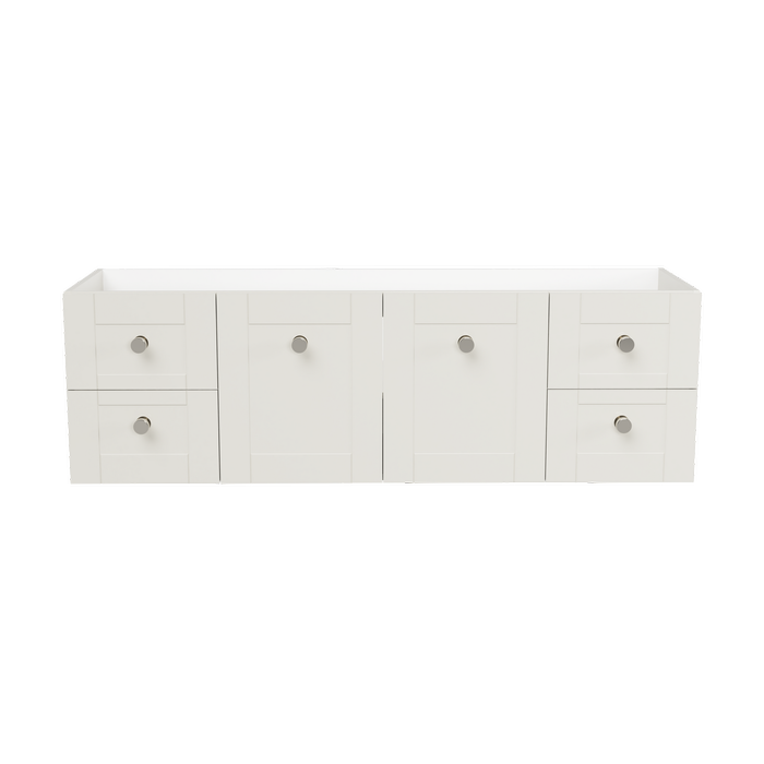 New England Joinery 1500mm Diadem Wall Hung Centre Bowl Vanity - Cabinet Only