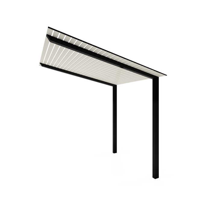 Exterior Life 3.25m Hollywood Black/Surf Mist Pergola