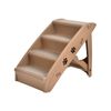 Costway Dog Ramp Step Pet Puppy Stairs Non-Slip Brown