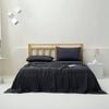 Dreamaker 1500tc Cotton Rich Sateen Sheet Set Charcoal King Single