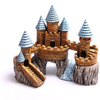 Aqua One Castle on the Rock with River Ornament - Small (36862)
