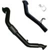 Ignite Exhausts Turbo Back For Toyota Landcruiser 79 Series V8 S/cab 3" No Cat Side Exit Black Aluminised Steel