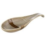 Ladelle Haven 22.2cm Porcelain Spoon Rest - Caramel/Taupe