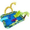 Costway Kid Inflatable Play Center Water Park 210x180x140cm Spray Pool-Green