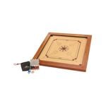 Jenjo Championship Carrom Board with 74x74cm Internal Playing Area