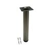 Adoored 30 x 230mm Brushed Nickel Round Table Leg