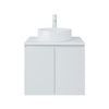 New England Joinery 600mm Grandeur SilkSurface Top Wall Hung Vanity