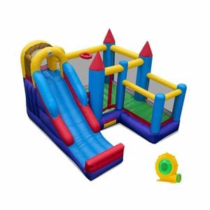 Costway Inflatable Jumping Castle Kids Bouncer House W/680w Blower