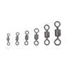 Swimerz Rolling Swivels Black Nickel, Size 12, 50 Pack