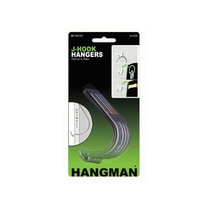 Hangman 9kg Steel J Hook Picture Hanger - 20 Pack