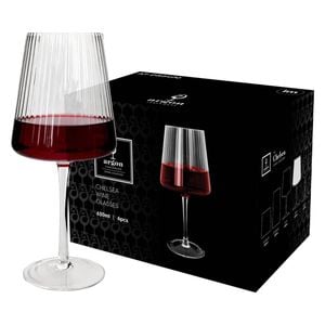 Argon Tableware Chelsea Optic Crystal Red Wine Glasses - 630ml - Pack Of 24