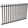 ProtectorAl 1800 x 1050mm Black Aluminium Batten Balustrade Panel