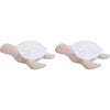 2PK LVD Turtle Ceramic Figurine Home/Lounge Decor 21cm Natural