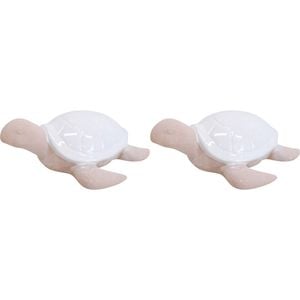 2PK LVD Turtle Ceramic Figurine Home/Lounge Decor 21cm Natural