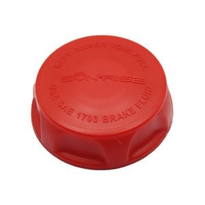 Sunrise Hydraulic 3/4" Master Cylinder Cap Only - Red - Hmcc3/4
