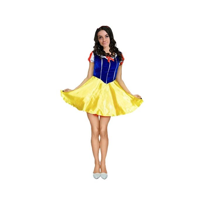 More Than Party Adult Snow Princess Costume Complete Set Dress XS/S