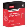 Delfast 8mm 140 series Electro Galvanised Staples 2000pk