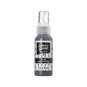 Plaid 59ml Black Gallery Glass Liquid Leading