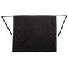 Whites Bistro Apron Polycotton With Pocket Black 900x800mm Commercial Kitchen Hospitality Wear