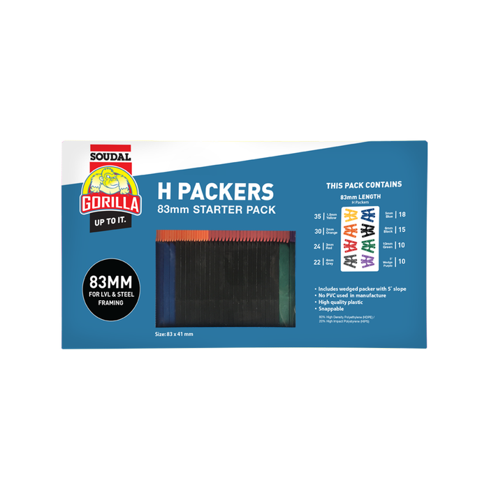Gorilla 83mm H-Packer Starter Pack