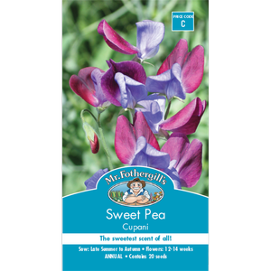 Mr Fothergill's Sweet Pea Cupani Seeds