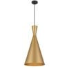Telbix Flero Modern Pendant Hanging Lamp Light Aluminium Gold Brushed Brushed