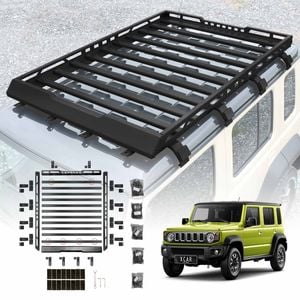 Roof Luggage Rack for Suzuki Jimny XL 5-Door 2023-Onwards Multi-Functional Platform Aluminum Alloy