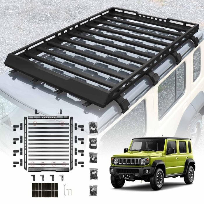 Roof Luggage Rack for Suzuki Jimny XL 5-Door 2023-Onwards Multi-Functional Platform Aluminum Alloy