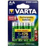 Varta AA 2100mAh Rechargeable Batteries - 4 Pack