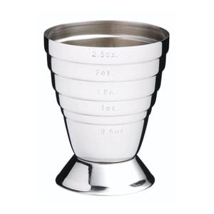 BarCraft 15-75ml Stainless Steel Cocktail Jigger - Silver