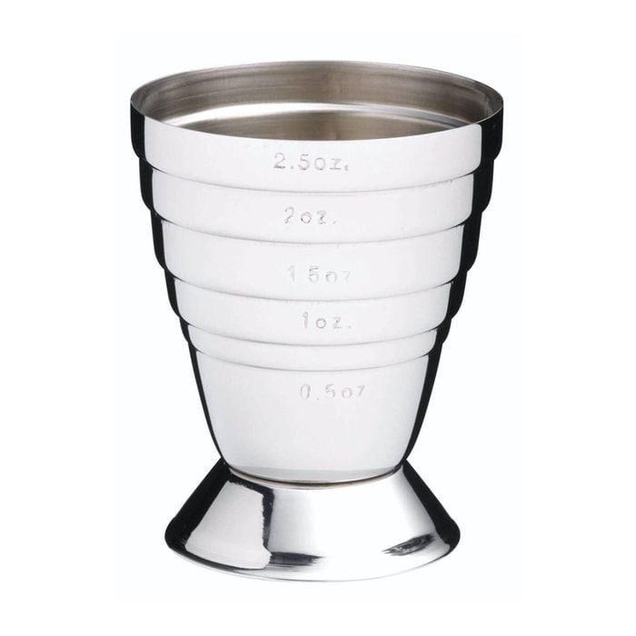 BarCraft 15-75ml Stainless Steel Cocktail Jigger - Silver