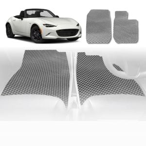 6D Diamond Car Floor Mats for Mazda MX-5 (ND)2015-Current-Outback GT
