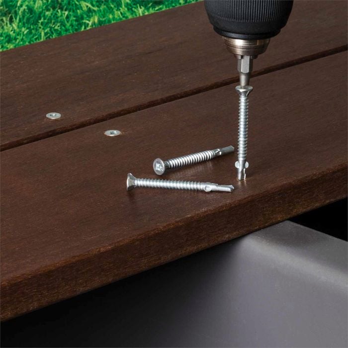 Simpson Strong-Tie 4.8 x 50mm 10g Hardwood Timber To Steel 316 Stainless Steel BFHS Bi-Metal Decking Screws - 250 Box