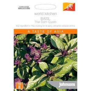 Johnsons Seed World Kitchen Basil Thai Siam Queen