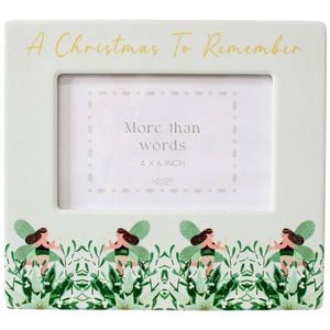 LVD Ceramic/Glass 4x6'' Photo Frame Christmas Home Decor