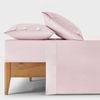 Dreamaker 400TC Premium Cotton Sateen Sheet Set Petal Queen Bed