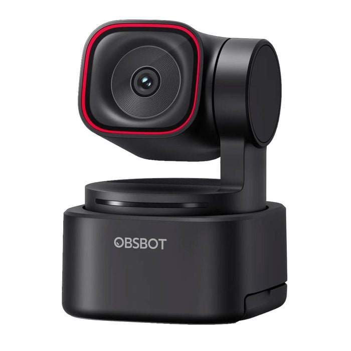 OBSBOT Tiny 3 Lite AI-Powered Spatial Audio 4K PTZ Webcam - Black