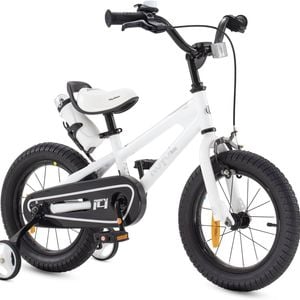 RoyalBaby 14'' BMX Freestyle Kids Bicycle 14 inch - White