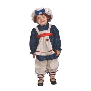 Rubies Ragamuffin Dolly Dress Up Rag Doll Halloween Party Kids Costume Size S