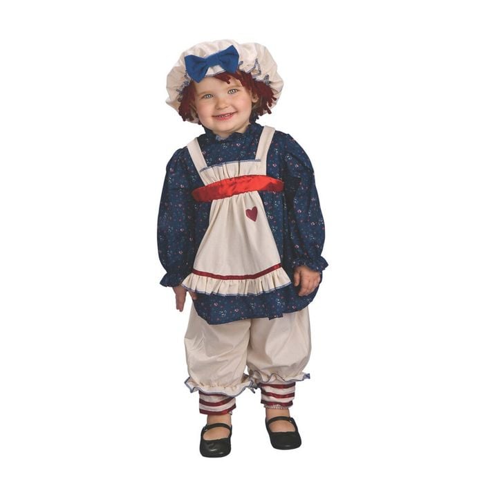 Rubies Ragamuffin Dolly Dress Up Rag Doll Halloween Party Kids Costume Size S