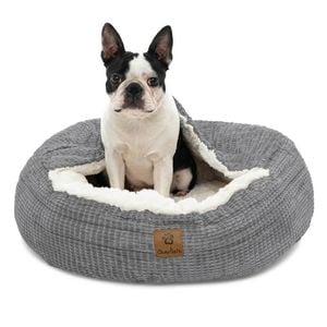 Charlie's Snookie Hooded Dog Bed Grey - Small