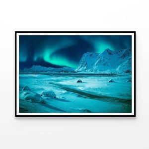 Snowy Winter in Norway  Print 100% Australian Made 120x90cm  (Poster)