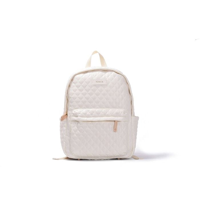 Tosca Metro Quilted Oxford Travel 15" Laptop Backpack Mushroom